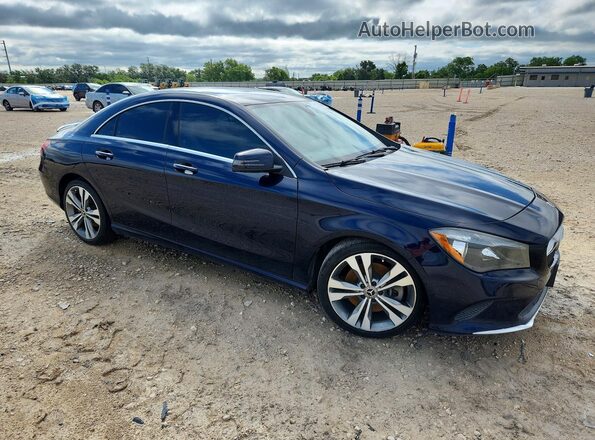 WDDSJ4EB3JN525264 2018 MERCEDES-BENZ CLA-CLASS Blue Front right