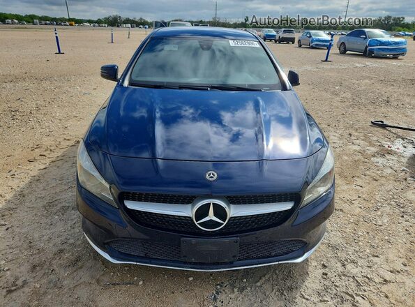 WDDSJ4EB3JN525264 2018 MERCEDES-BENZ CLA-CLASS Blue Front view