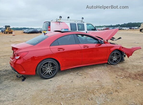 WDDSJ4EB3JN594116 2018 MERCEDES-BENZ CLA-CLASS Red Trasero derecho