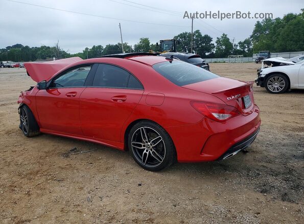 WDDSJ4EB3JN594116 2018 MERCEDES-BENZ CLA-CLASS Red Trasero izquierdo