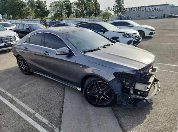 WDDSJ4EB3JN595136 2018 MERCEDES-BENZ CLA-CLASS Gray Передня права чверть