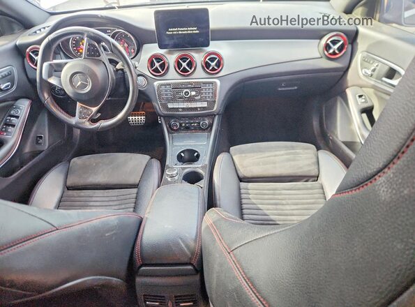 WDDSJ4EB3JN595136 2018 MERCEDES-BENZ CLA-CLASS Gray Вид панелі приладів