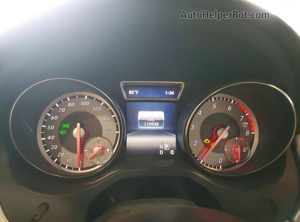 WDDSJ4EB4GN292505 2016 MERCEDES-BENZ CLA-CLASS Silver Սարքավորումների վահանակի տեսք
