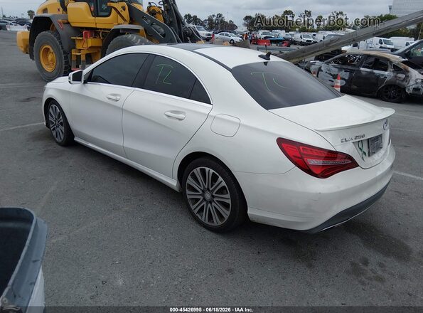 WDDSJ4EB4JN517092 2018 MERCEDES-BENZ CLA 250 White Հետևի ձախ
