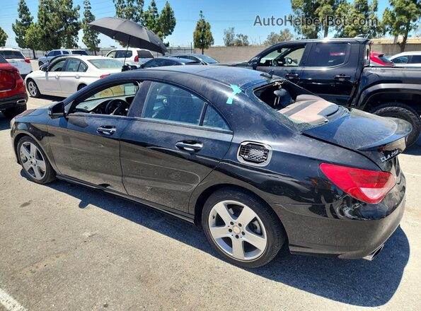 WDDSJ4EB5GN342392 2016 MERCEDES-BENZ CLA-CLASS Black Հետևի ձախ
