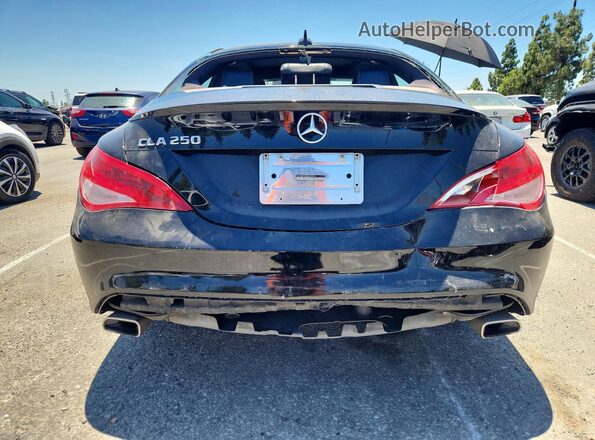WDDSJ4EB5GN342392 2016 MERCEDES-BENZ CLA-CLASS Black Հետևի տեսք