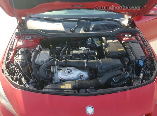 WDDSJ4EB5GN391737 2016 MERCEDES-BENZ CLA-CLASS Red Rear interior view