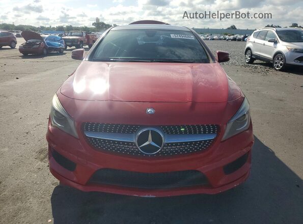 WDDSJ4EB5GN391737 2016 MERCEDES-BENZ CLA-CLASS Red Front view
