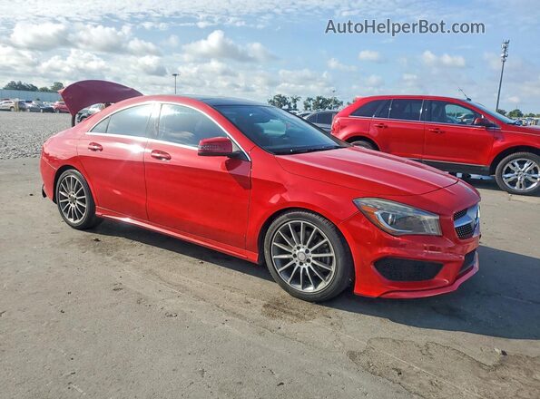 WDDSJ4EB5GN391737 2016 MERCEDES-BENZ CLA-CLASS Red Front right