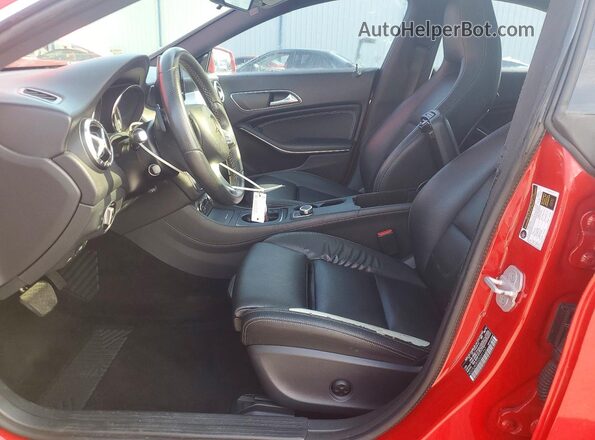 WDDSJ4EB5GN391737 2016 MERCEDES-BENZ CLA-CLASS Red Front interior view