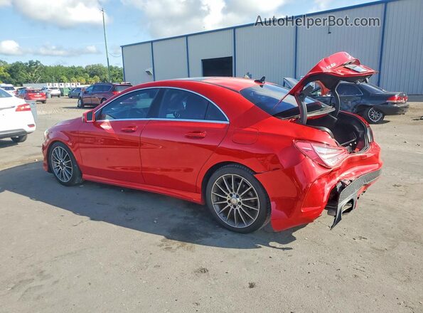WDDSJ4EB5GN391737 2016 MERCEDES-BENZ CLA-CLASS Red Rear left