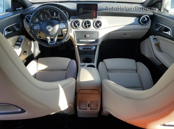 WDDSJ4EB5HN497073 2017 MERCEDES-BENZ CLA-CLASS White Dashboard view