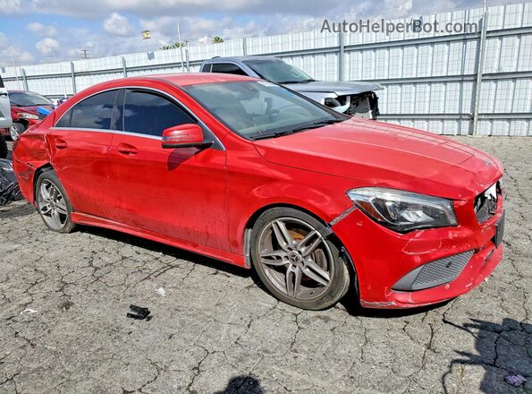 WDDSJ4EB5JN523063 2018 MERCEDES-BENZ CLA-CLASS Red 