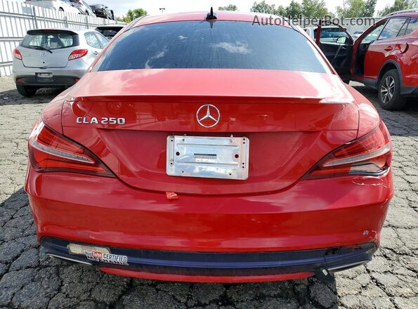 WDDSJ4EB5JN523063 2018 MERCEDES-BENZ CLA-CLASS Red 