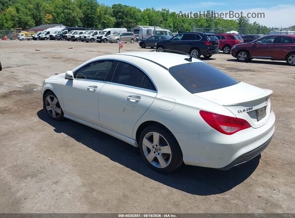 WDDSJ4EB5JN531793 2018 MERCEDES-BENZ CLA 250 Белый Задняя левая четверть