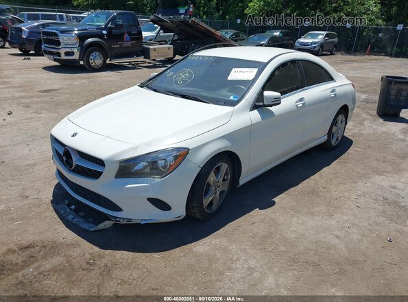 WDDSJ4EB5JN531793 2018 MERCEDES-BENZ CLA 250 Белый Передняя левая четверть