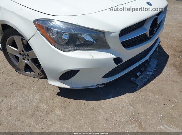 WDDSJ4EB5JN531793 2018 MERCEDES-BENZ CLA 250 Белый Вид спереди