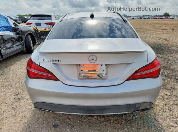 WDDSJ4EB5JN601177 2018 MERCEDES-BENZ CLA-CLASS Silver Widok z tyłu