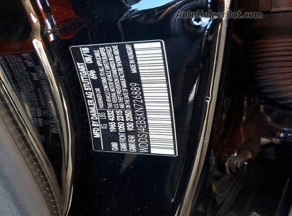 WDDSJ4EB5KN726889 2019 MERCEDES-BENZ CLA-CLASS Black ძრავის განყოფილების ხედი