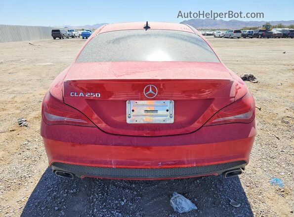 WDDSJ4EB6GN290559 2016 MERCEDES-BENZ CLA-CLASS Red Вид ззаду