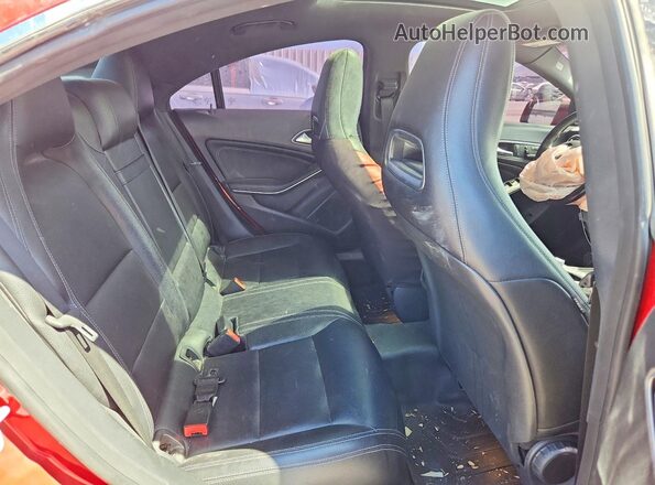 WDDSJ4EB6GN290559 2016 MERCEDES-BENZ CLA-CLASS Red Вид задніх сидінь