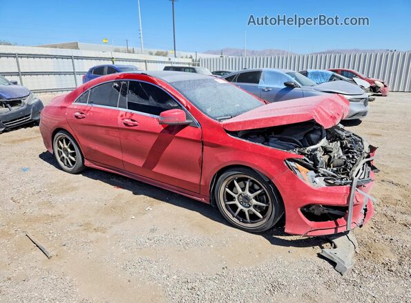 WDDSJ4EB6GN290559 2016 MERCEDES-BENZ CLA-CLASS Red Передня права чверть