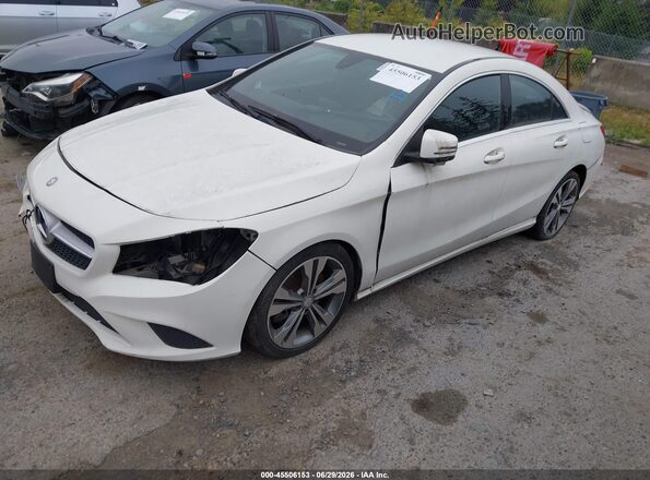 WDDSJ4EB6GN312284 2016 MERCEDES-BENZ CLA 250 White წინა მარცხენა ხედი სამი მეოთხედიდან
