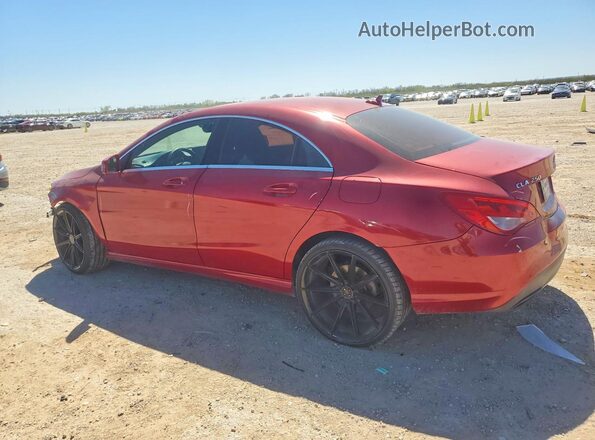 WDDSJ4EB6HN422463 2017 MERCEDES-BENZ CLA-CLASS Red Հետևի ձախ