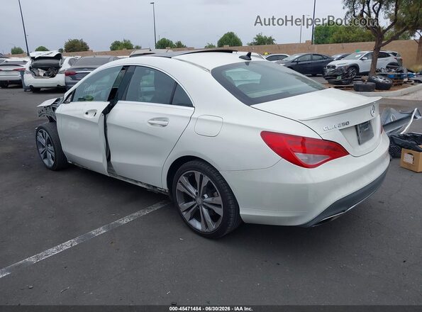 WDDSJ4EB6HN430451 2017 MERCEDES-BENZ CLA 250 White Tył lewy