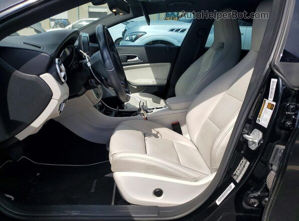 WDDSJ4EB7GN298332 2016 MERCEDES-BENZ CLA-CLASS Black წინა სალონის ხედი