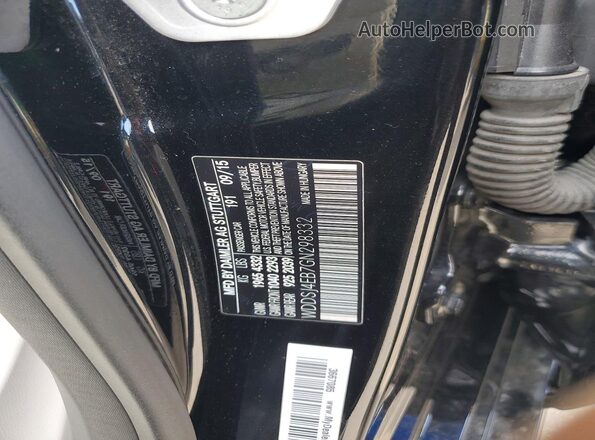 WDDSJ4EB7GN298332 2016 MERCEDES-BENZ CLA-CLASS Black VIN კოდის სტიკერის ხედი