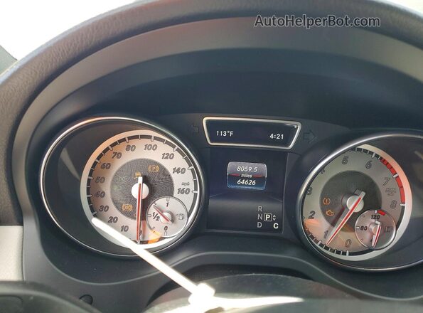 WDDSJ4EB7GN298332 2016 MERCEDES-BENZ CLA-CLASS Black ხელსაწყოთა პანელის ხედი