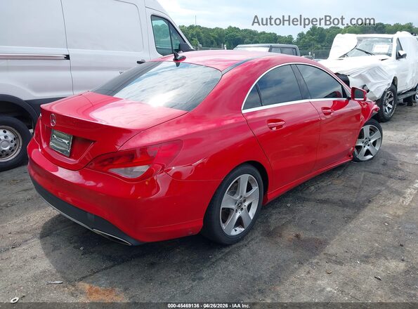 WDDSJ4EB7JN549731 2018 MERCEDES-BENZ CLA 250 Красный Задняя правая четверть