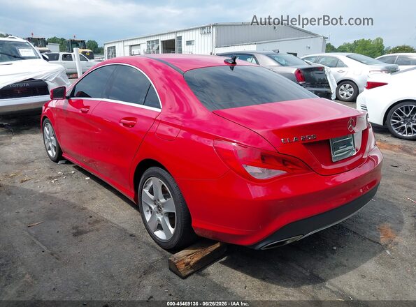 WDDSJ4EB7JN549731 2018 MERCEDES-BENZ CLA 250 Красный Задняя левая четверть