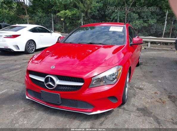 WDDSJ4EB7JN549731 2018 MERCEDES-BENZ CLA 250 Красный Вид щитка приборов
