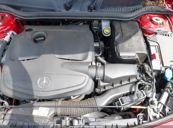 WDDSJ4EB7JN549731 2018 MERCEDES-BENZ CLA 250 Красный Вид сзади