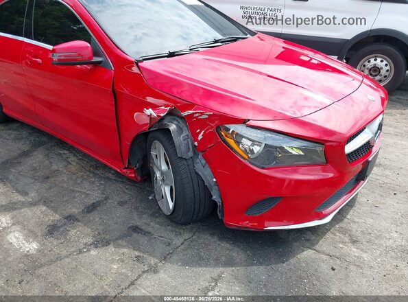 WDDSJ4EB7JN549731 2018 MERCEDES-BENZ CLA 250 Красный Вид спереди