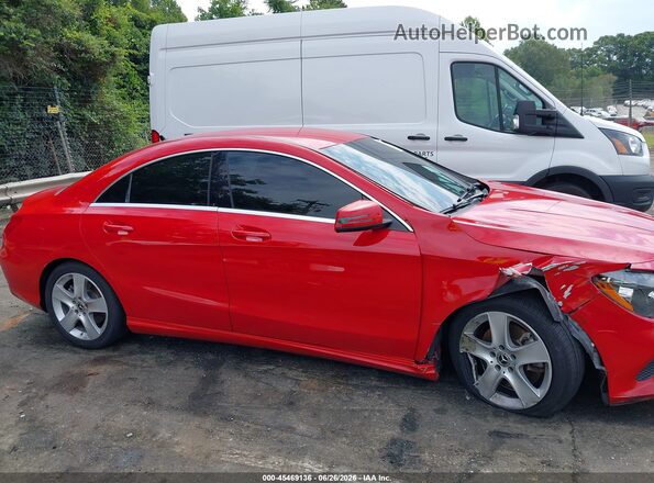 WDDSJ4EB7JN549731 2018 MERCEDES-BENZ CLA 250 Красный Вид задней части салона