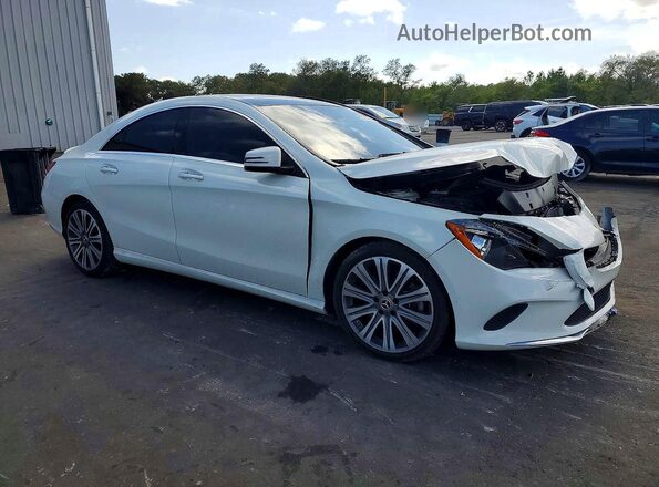 WDDSJ4EB7JN592871 2018 MERCEDES-BENZ CLA-CLASS White Передня права чверть