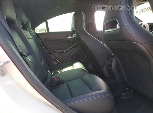 WDDSJ4EB7JN592871 2018 MERCEDES-BENZ CLA-CLASS White Вид задніх сидінь