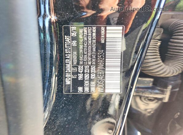 WDDSJ4EB7JN692534 2018 MERCEDES-BENZ CLA-CLASS Black Вид підкапотного простору