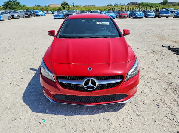 WDDSJ4EB7KN703436 2019 MERCEDES-BENZ CLA-CLASS Красный Вид спереди