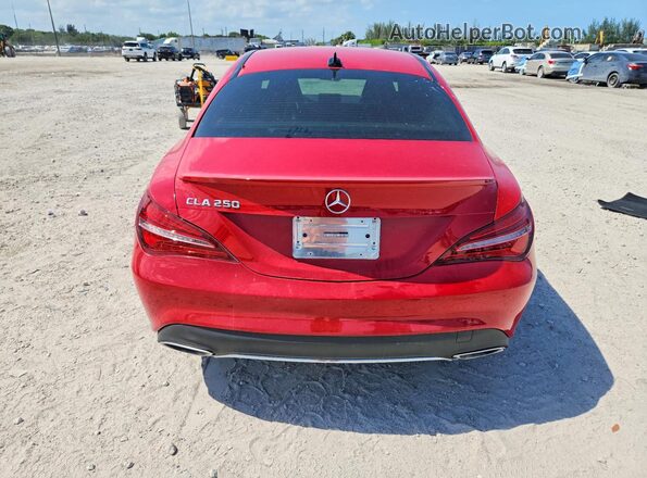 WDDSJ4EB7KN703436 2019 MERCEDES-BENZ CLA-CLASS Красный Вид сзади