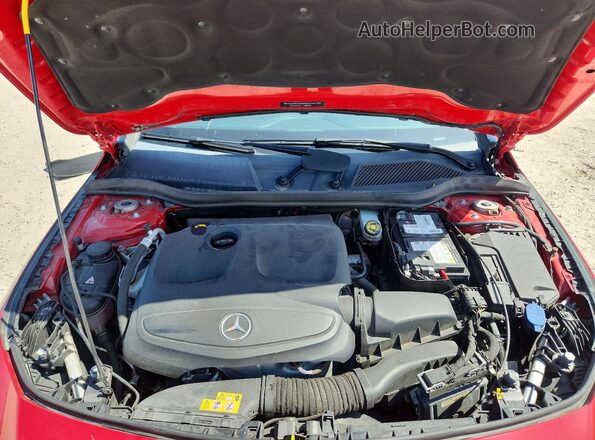 WDDSJ4EB7KN703436 2019 MERCEDES-BENZ CLA-CLASS Красный Вид задней части салона