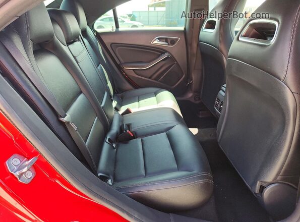 WDDSJ4EB7KN703436 2019 MERCEDES-BENZ CLA-CLASS Красный Вид задних сидений