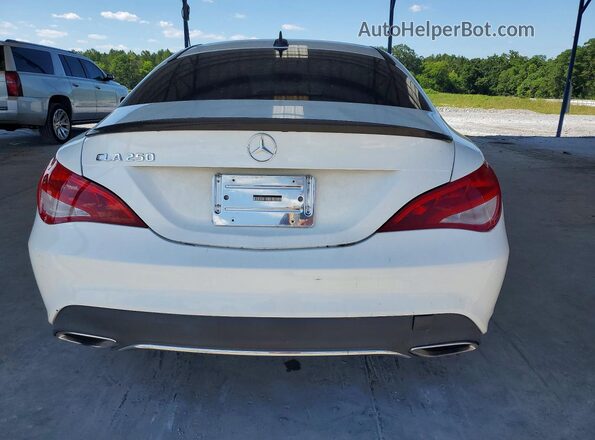 WDDSJ4EB7KN707972 2019 MERCEDES-BENZ CLA-CLASS White Հետևի տեսք