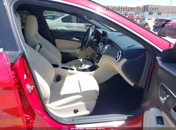 WDDSJ4EB7KN727607 2019 MERCEDES-BENZ CLA 250 Red Front interior view