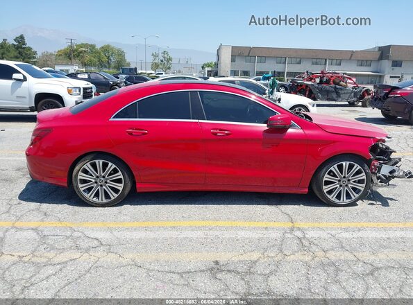 WDDSJ4EB7KN727607 2019 MERCEDES-BENZ CLA 250 Red Rear interior view