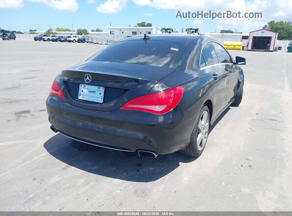 WDDSJ4EB8GN375290 2016 MERCEDES-BENZ CLA 250 Black Задня права чверть