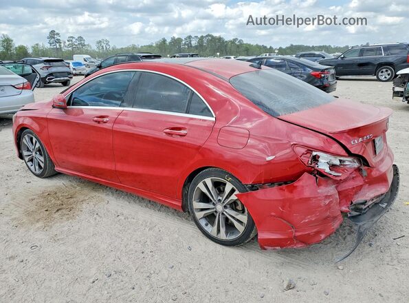 WDDSJ4EB8GN393790 2016 MERCEDES-BENZ CLA-CLASS Red Задня ліва чверть